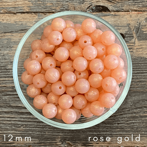rose gold glitter