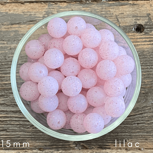 lilac glitter