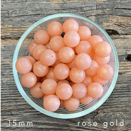 rose gold glitter