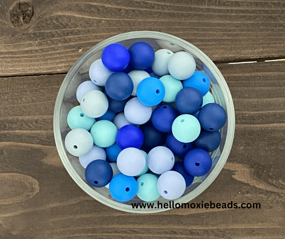 cool blue round mix