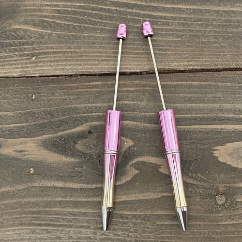 beadable plastic pens