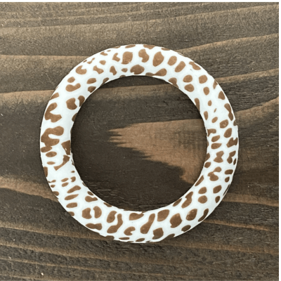 brown cow print O ring