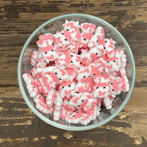 baby cow (white / pink)