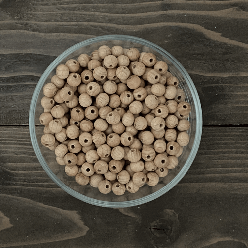 beech wood round beads