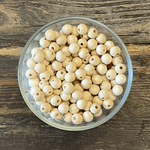 maple wood round beads