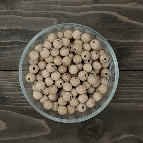 beech wood round beads