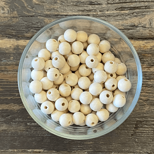 maple wood round beads