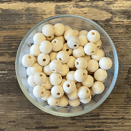 maple wood round beads