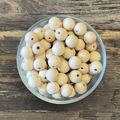maple wood round beads