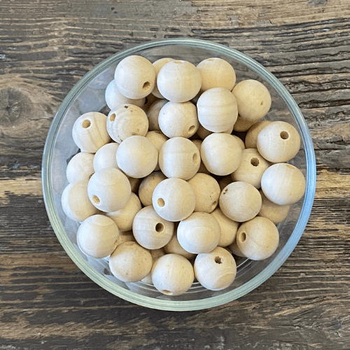 maple wood round beads