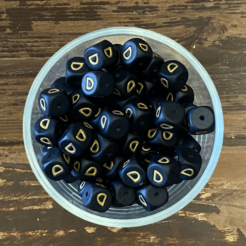 letter beads 12mm X 12mm