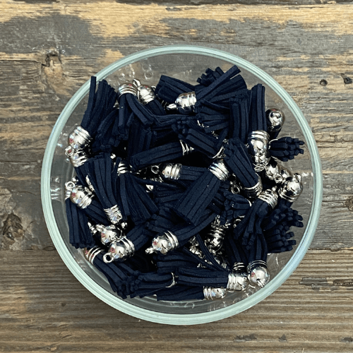 Faux leather tassel 1nch