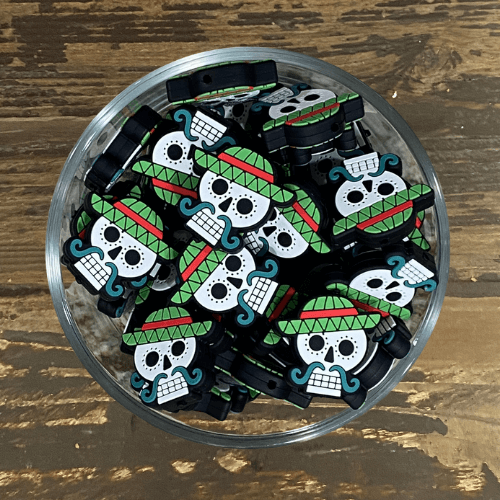 sugar skull with hat