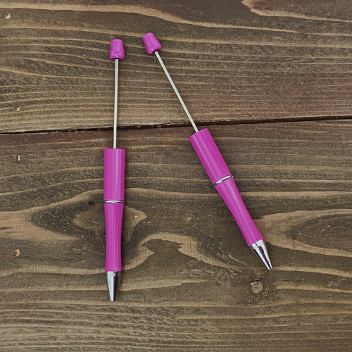 beadable plastic pens